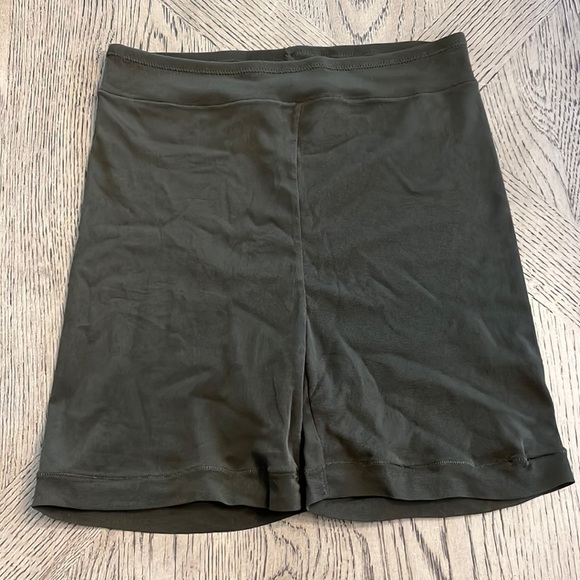 Free People Army Green Biker Short XS - Picture 1 of 3